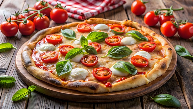 Free ai generated pizza food illustration
