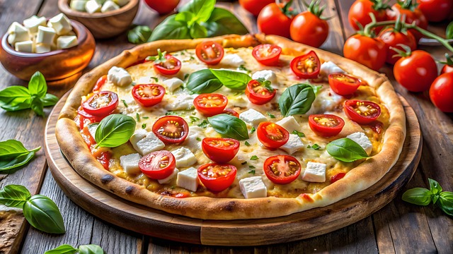 Free ai generated pizza food illustration