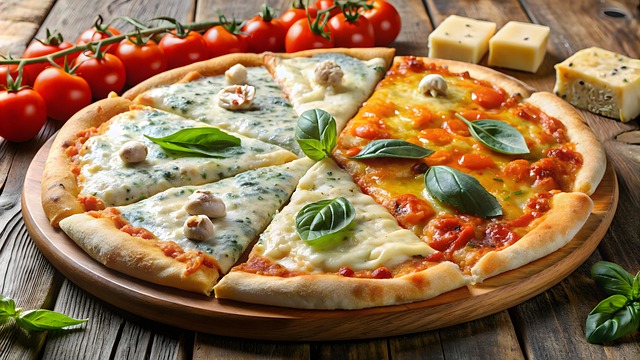 Ai Generiert, Pizza, Hühnerfleisch