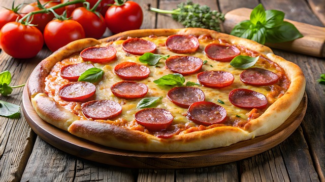 Ai Gegenereerd, Pizza, Natuur, Eten