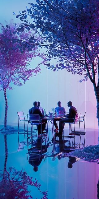Free ai generated meeting business illustration