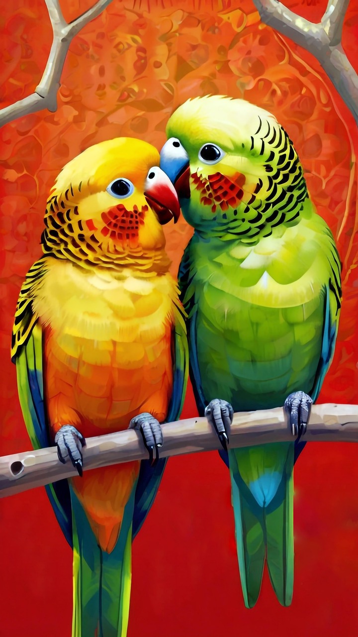 Download ai generated parakeet parrot royalty free stock