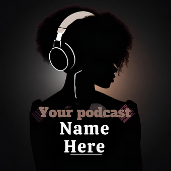 Free Podcaster Woman illustration and picture