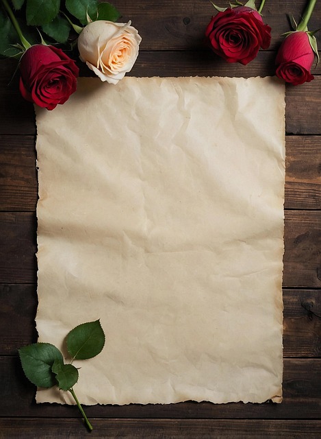 Parchment Colour Roses Download Ai Generated, Parchment, Roses. Royalty-Free Stock ...