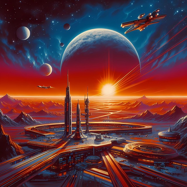 Ai Generiert, Raum, Science-Fiction