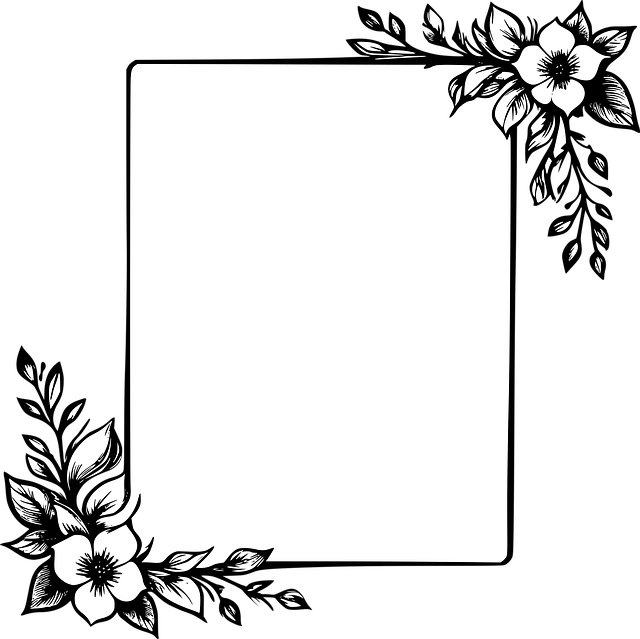 Free frame nature plant vector