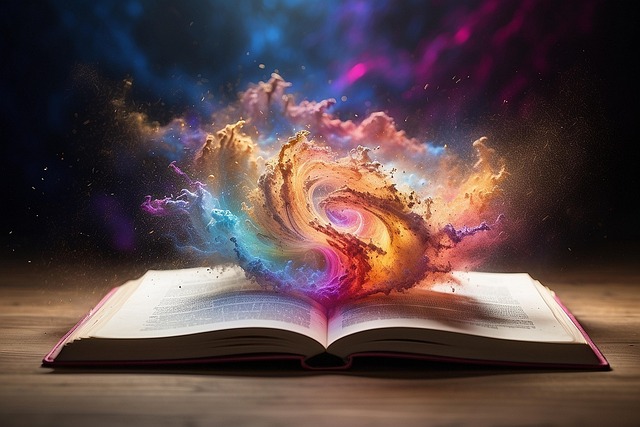 Free ai generated book fantasy illustration
