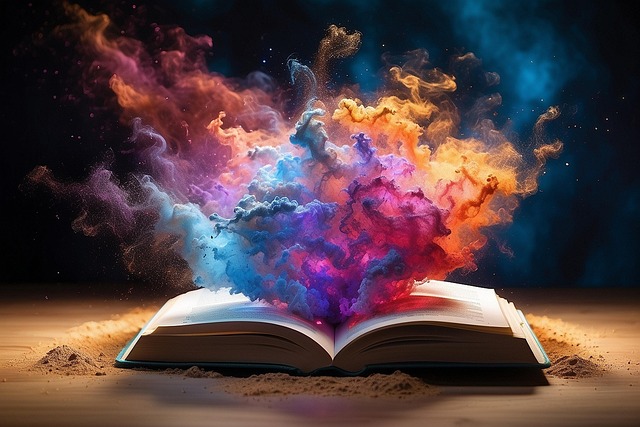 Free ai generated book fantasy illustration