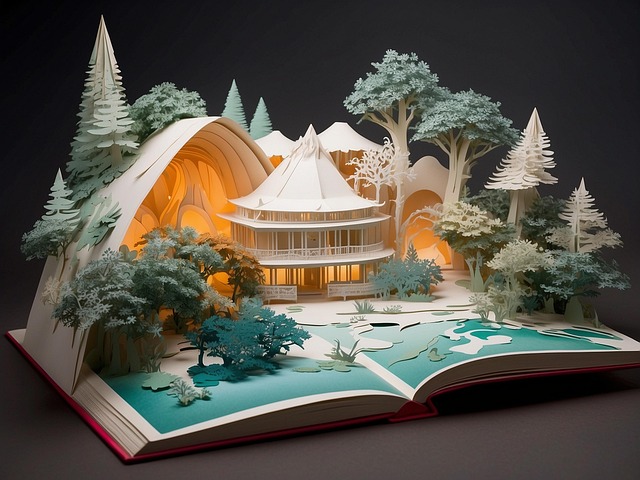 Free ai generated paper craft illustration