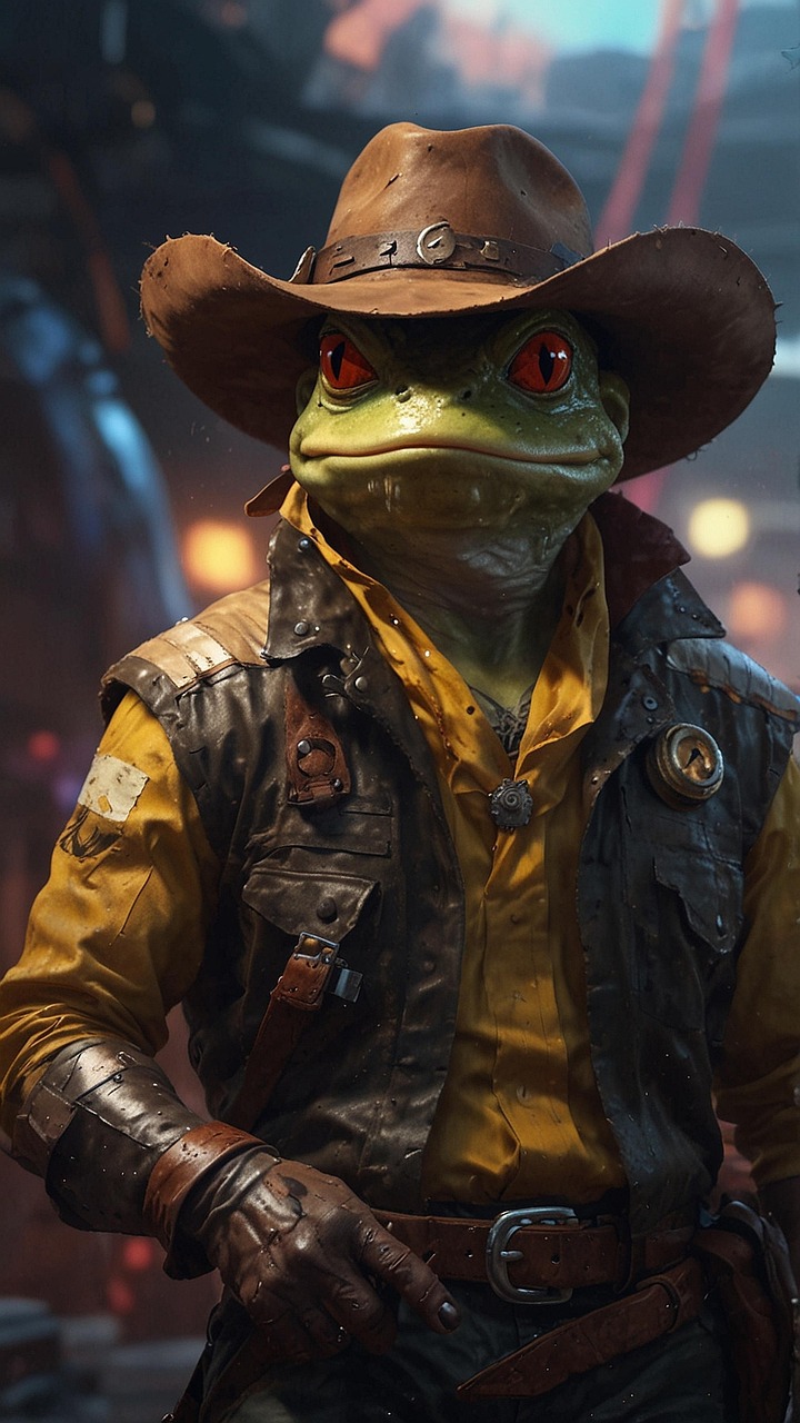 Download Ai Generated, Toad, Cowboy. Royalty-Free Stock Illustration ...
