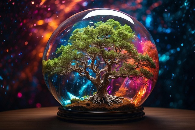 Download free HD stock image of Ai Generated Tree Free ai generated tree globe illustration