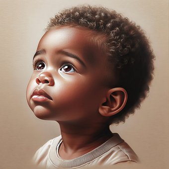 Free African Child illustration and picture