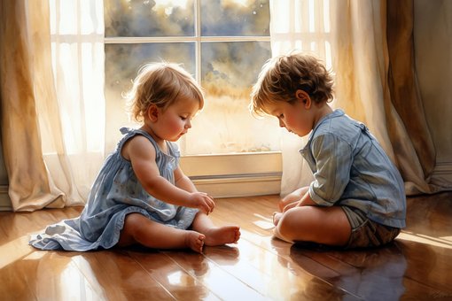 Free Ai Generated Children illustration and picture
