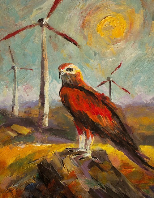 Ai Gegenereerd, Vogel, Windmolen