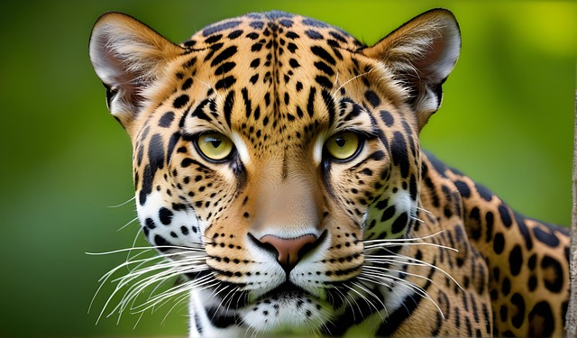 Free ai generated nature jaguar illustration