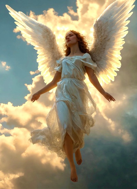 Download Ai Generated, Angel, Sky. Royalty-Free Stock Illustration ...