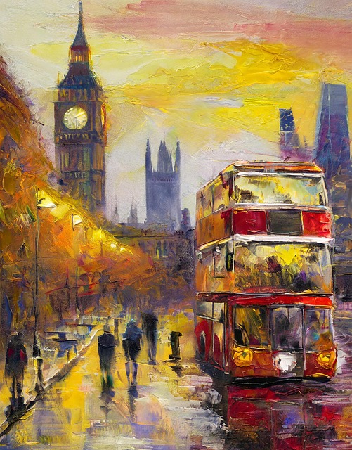 Free ai generated bus double decker illustration