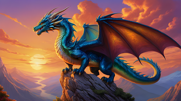 Dragão, Medieval, Mitologia, Mitológico