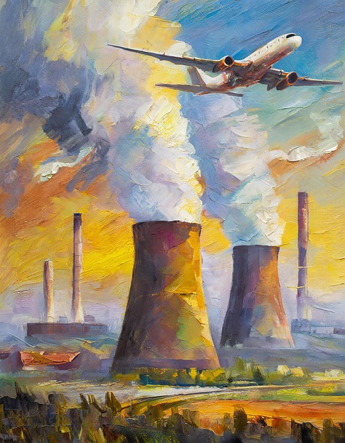 Ai Generiert, Kühlturm, Industrie