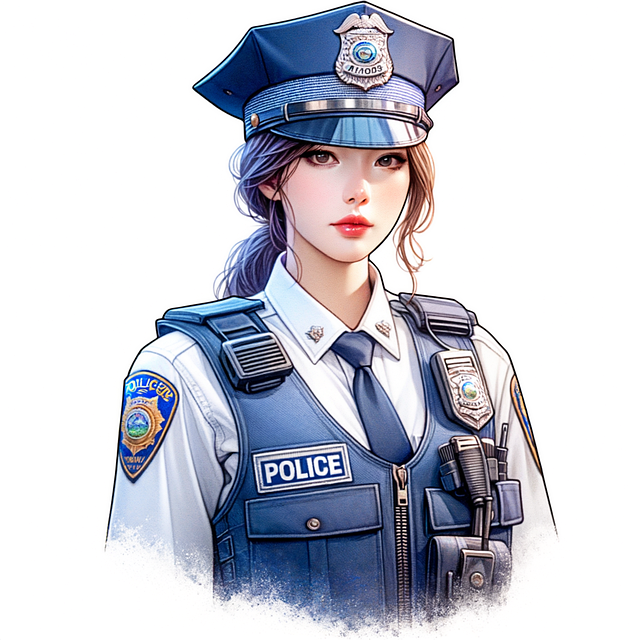 Free ai generated police security illustration