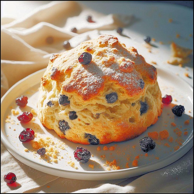 Free ai generated scone food illustration
