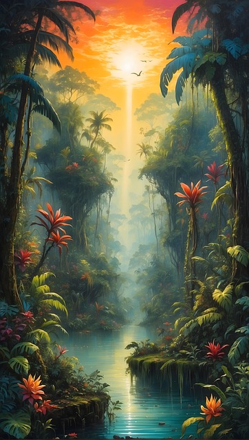Free ai generated sun multicoloured illustration