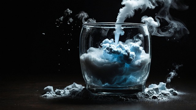 Free ai generated glass smoke illustration