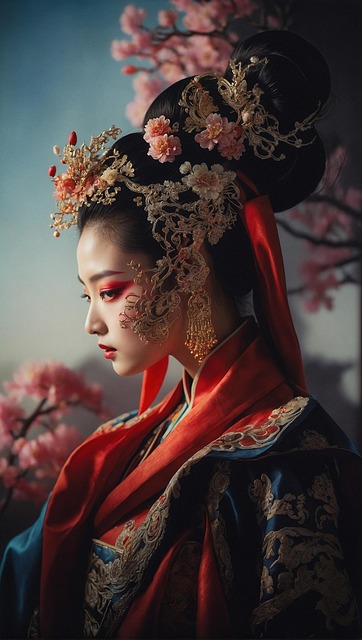 Free ai generated woman beauty illustration