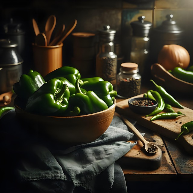 Free capsicum bell pepper sweet pepper illustration