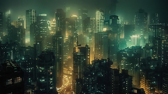 Free ai generated cityscape city illustration