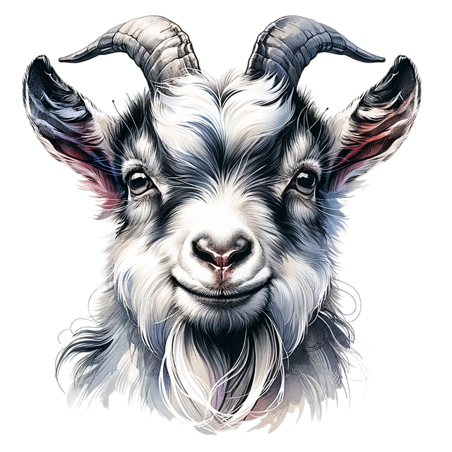 Download free HD stock image of Ai Generated Goat Free ai generated goat mammal illustration