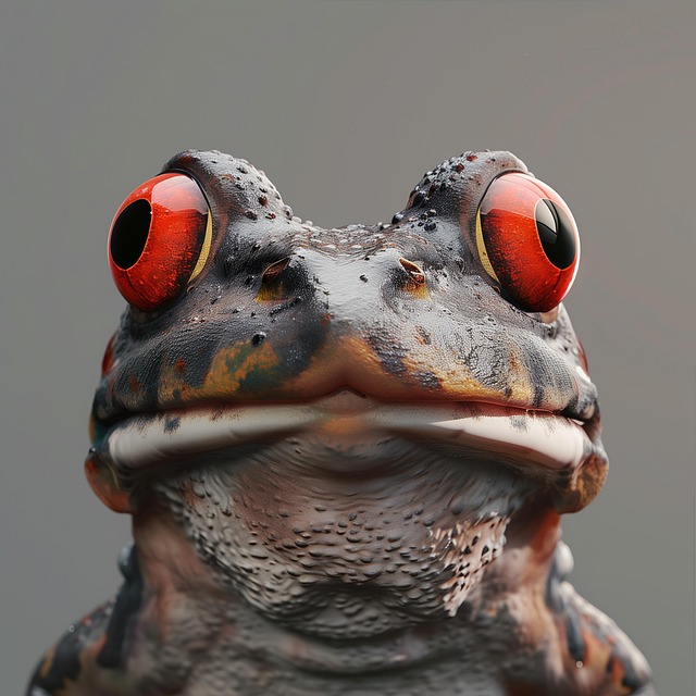 Free ai generated frog amphibian illustration