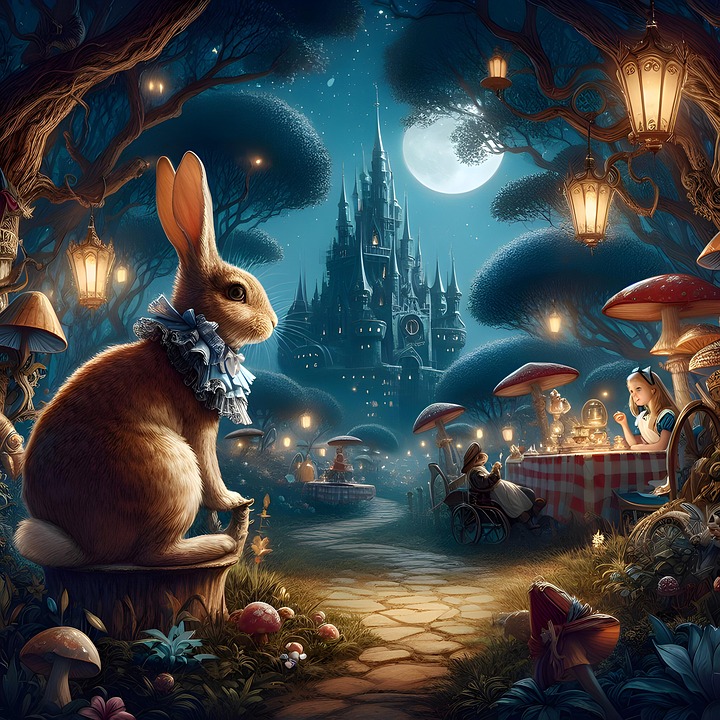 download-ouch-magic-alice-royalty-free-stock-illustration-image