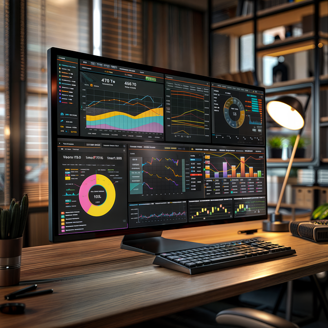 Free kpi processes business illustration