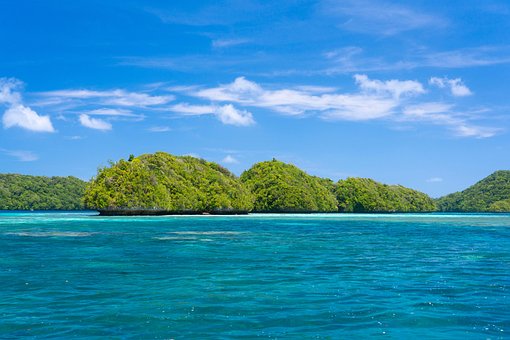 Palau, Natur, Meer, Insel, Felsen, Atoll