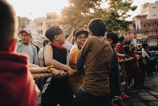 El Verano, Nepal, Jugar, Niños