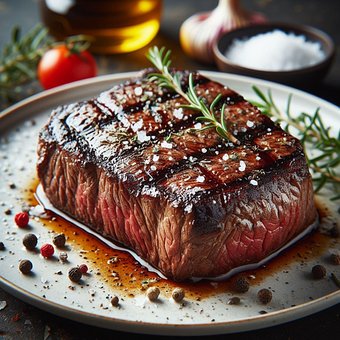 Ai Generiert, Rindfleisch, Steak, Kuh