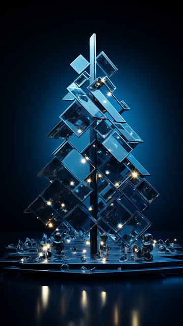 Free christmas tree winter illustration