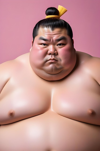 Free ai generated sumo wrestler illustration