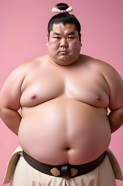 Free ai generated sumo wrestler illustration