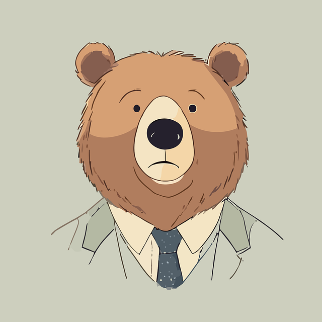Free ai generated bear animal vector
