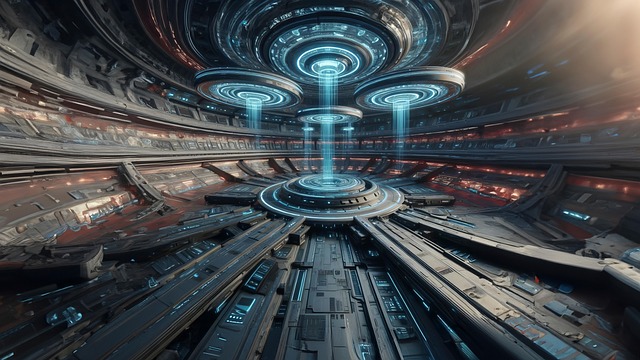 Download free HD stock image of Ai Generated Building Free ai generated building alien illustration