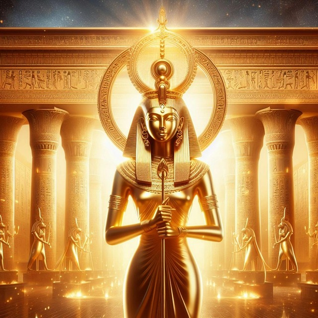 Free ai generated isis goddess illustration