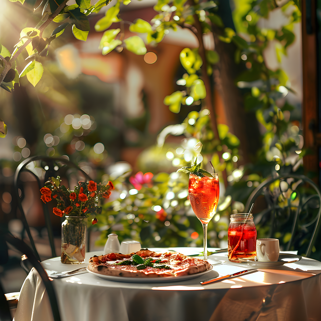 Free pizza food restaurant illustration