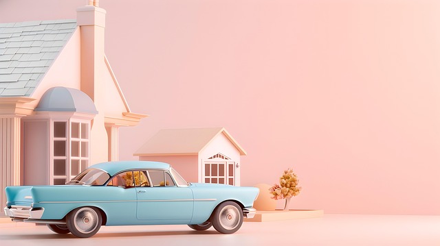 Download free HD stock image of Ai Generated Car Free ai generated car house illustration