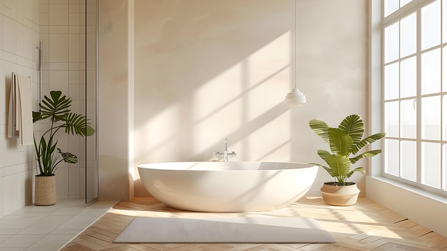 Free ai generated bathroom interior illustration