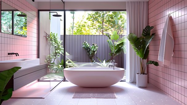 Free Ai Generated Bathroom illustration and picture