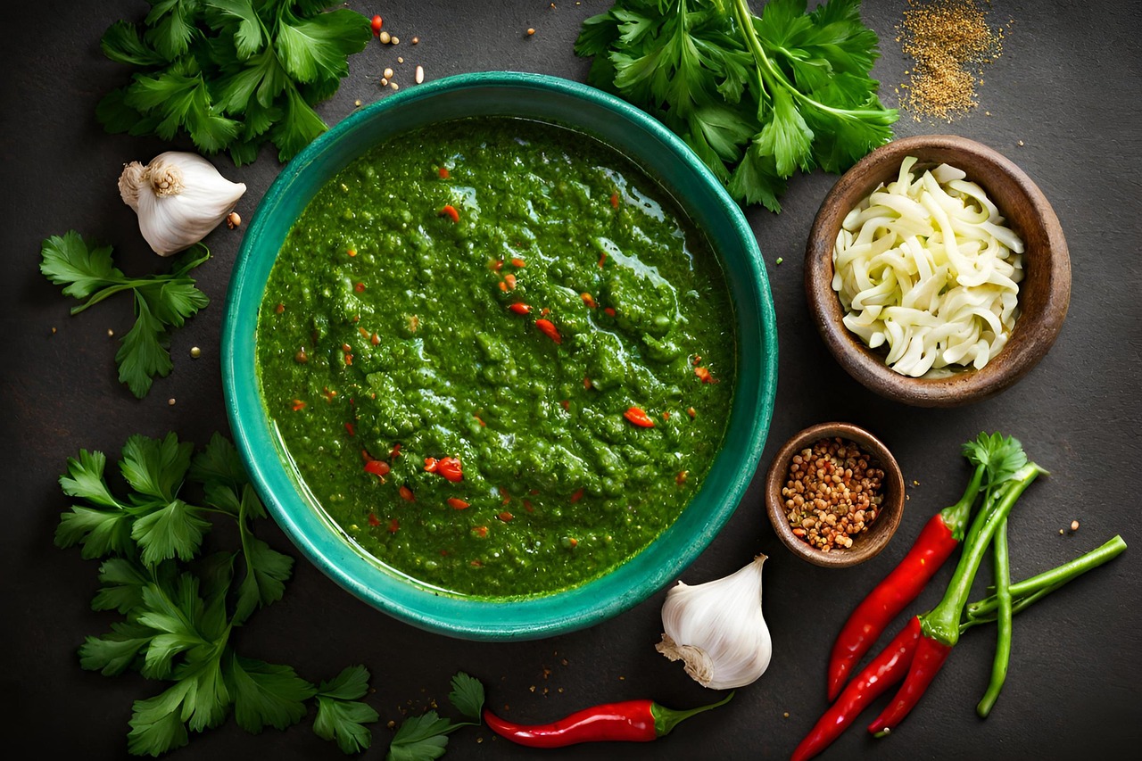 Free Chimichurri Sauce Bowl photo and picture