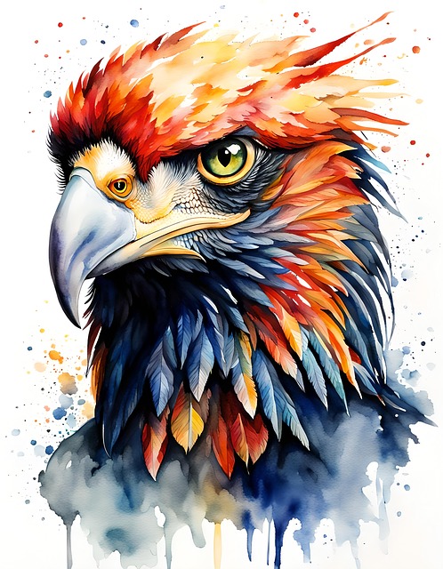 Download free HD stock image of Ai Generated Bird Free ai generated bird animal illustration