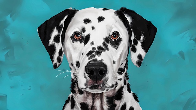 Free ai generated dalmatian nature illustration